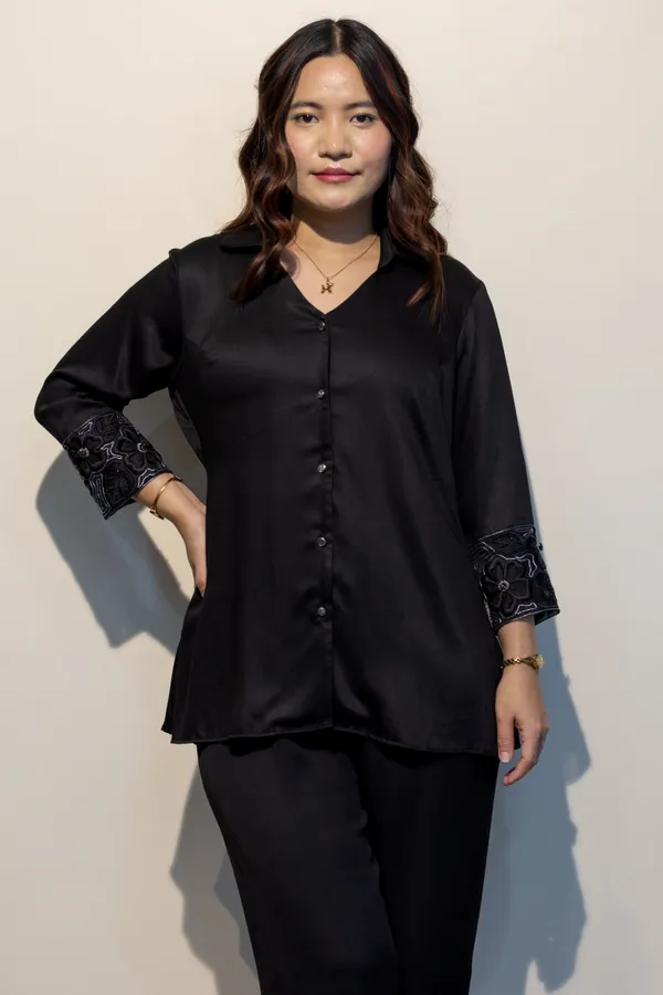 ERICA_Black_Giza_Cotton_Premium_&_Elegant_Shirt_For_Women