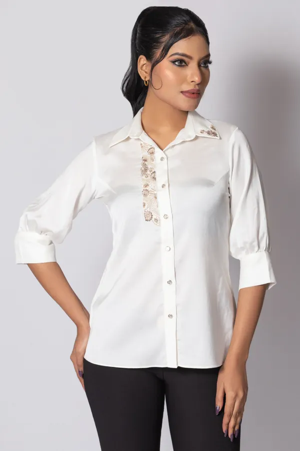 HAZEL_White_Cotton_Viscose_Satin_Premium_&_Elegant_Shirt_For_Women