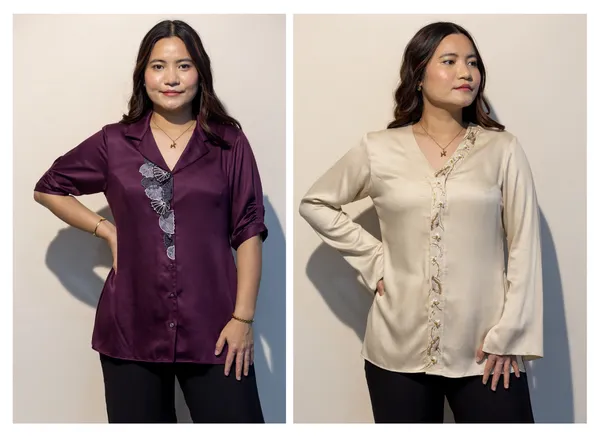 Eurella_WINE_&_Pamela_BEIGE_Giza_cotton_shirts_Combo