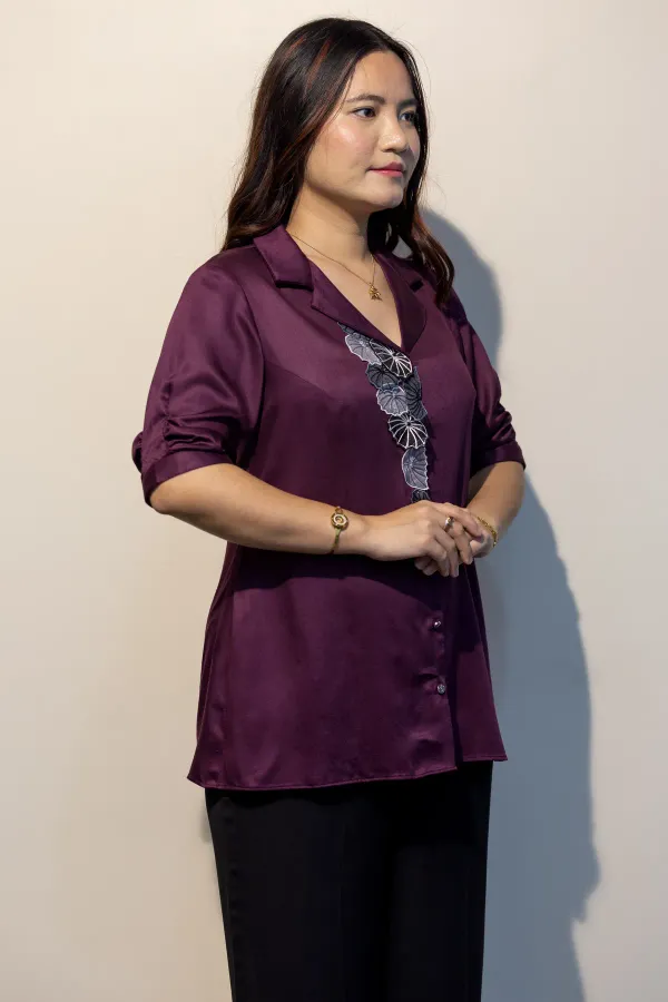 Eurella_WINE_&_Pamela_BEIGE_Giza_cotton_shirts_Combo