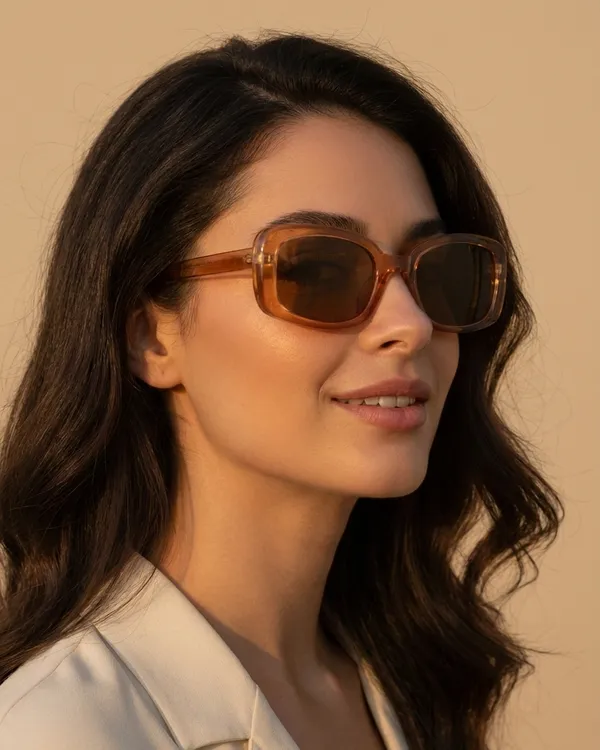 NuVew_Clear-Brown_Rectangular_Sunglasses_-_NW16478