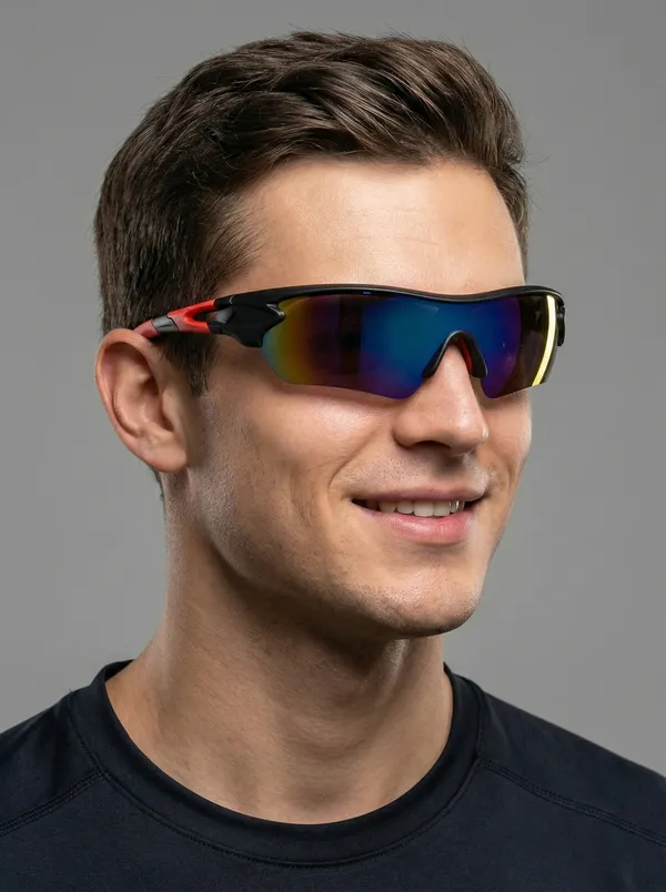 NuVew_Green-Blue_Sports/Wrap-around_Sunglasses_-_NW16643