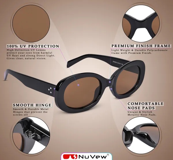 NuVew_Brown_Oval_Sunglasses_-_NW16458