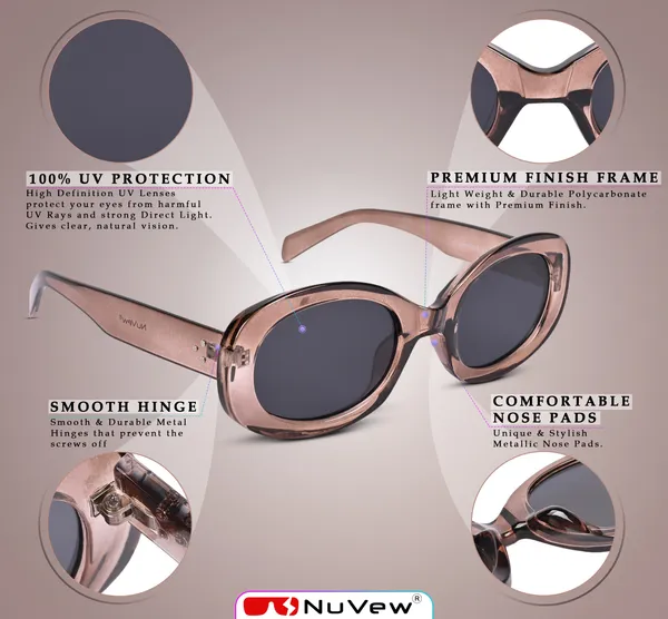 NuVew_Clear-Brown_Oval_Sunglasses_-_NW16460