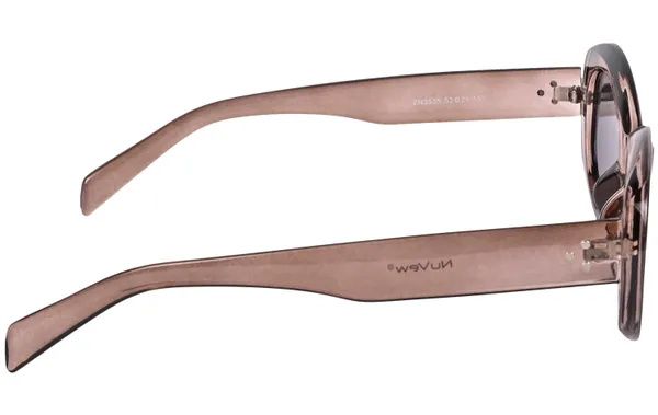 NuVew_Clear-Brown_Oval_Sunglasses_-_NW16460