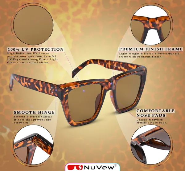 NuVew_Leo-Brown_Over-sized/Wayfarer_Sunglasses_-_NW16456