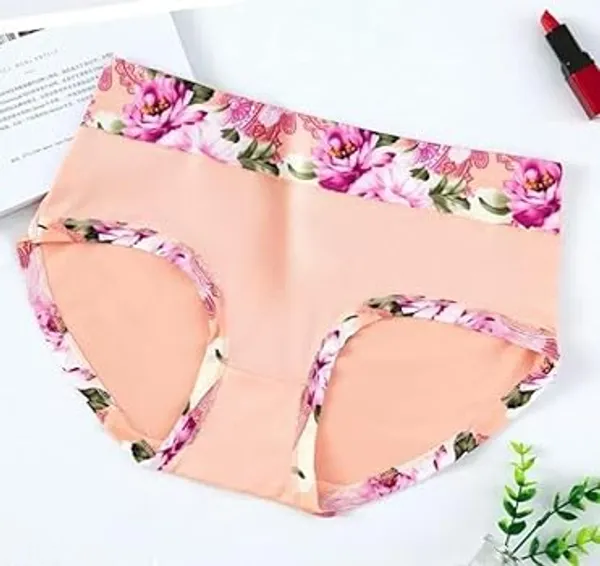 Pack_Of__3_-_Multicolor_Cotton_Blend_Premium_&_Elegant_Solid_Regular_High-Rise_Soft_Print Panty_For_Women