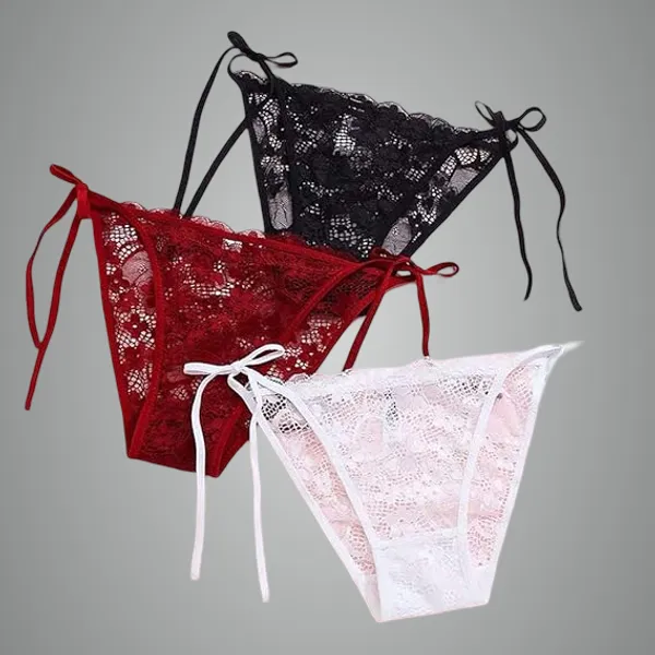 Pack_Of__3_-_Black_&_Red_&_White_Cotton_Blend_Premium_&_Elegant_Solid_Regular_Net_Panty_For_Women