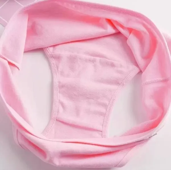 Pink_Cotton_Blend_Premium_&_Elegant_Solid_Regular_Seamless_Panty_For_Women