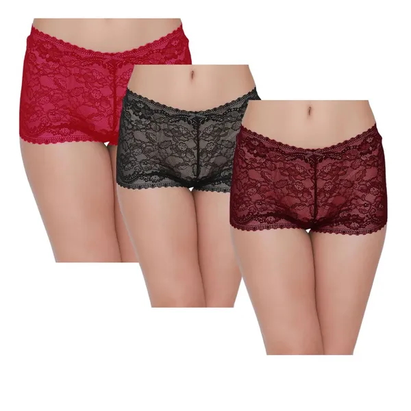 Pack_Of__3_-_Black_&_Red_&_White_Cotton_Blend_Premium_&_Elegant_Solid_Regular_Net_Panty_For_Women