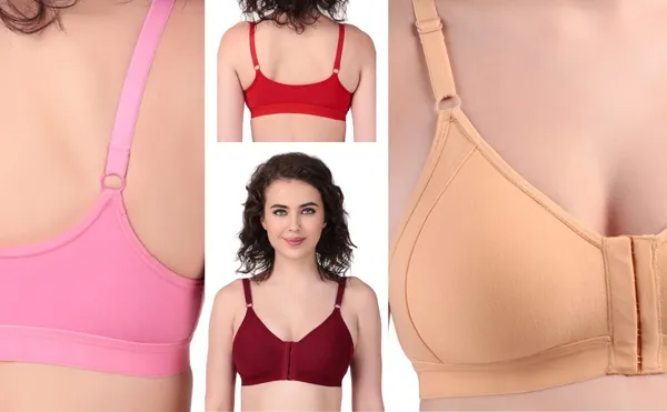 Pack_Of__3_-_Pink_&_Red_&_Cream__Cotton_Premium_&_Elegant_Bra_For_Women.