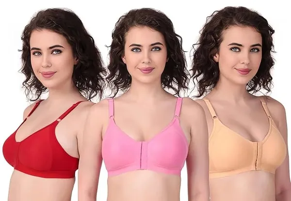 Pack_Of__3_-_Pink_&_Red_&_Cream__Cotton_Premium_&_Elegant_Bra_For_Women.