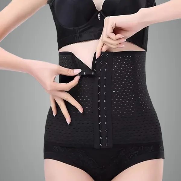 Black_Seamless_Hook-Shapewear_Tummy_Belt_For_Women