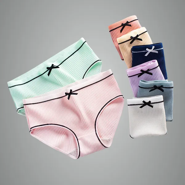 Cotton_Premium_&_Elegant_Panty_With_Bow_For_Women_(Any_Colour)