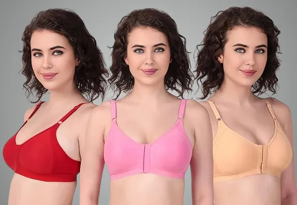 Pack_Of__3_-_Pink_&_Red_&_Cream__Cotton_Premium_&_Elegant_Bra_For_Women.