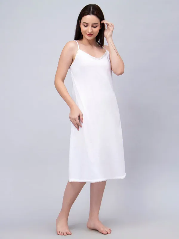 White_Cotton_Shoulder_Straps_Full_Slips_For_Women