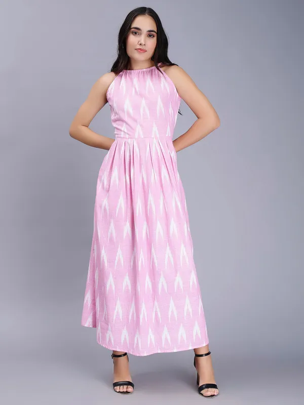 Pink_Cotton_Ethnic_Motifs_Print_Maxi_Dress_For_Women