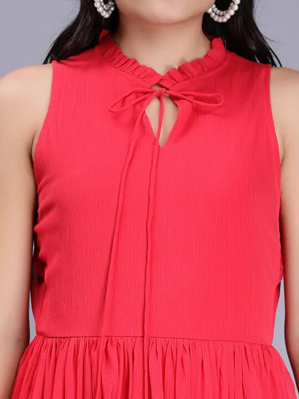 Red_Cotton_Tie-Up_Neck_Maxi_Dress_For_Women