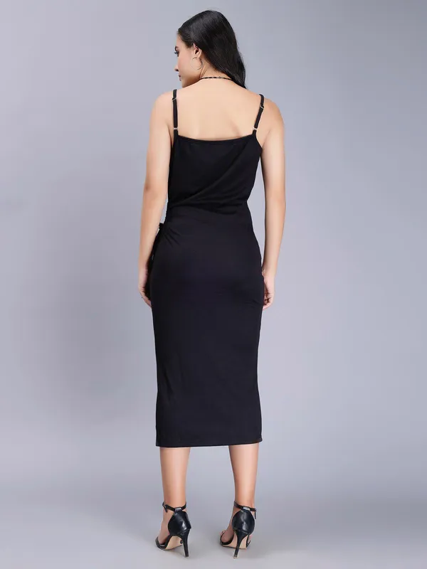 Black_Cotton_Sheath_Midi_Dress_For_Women