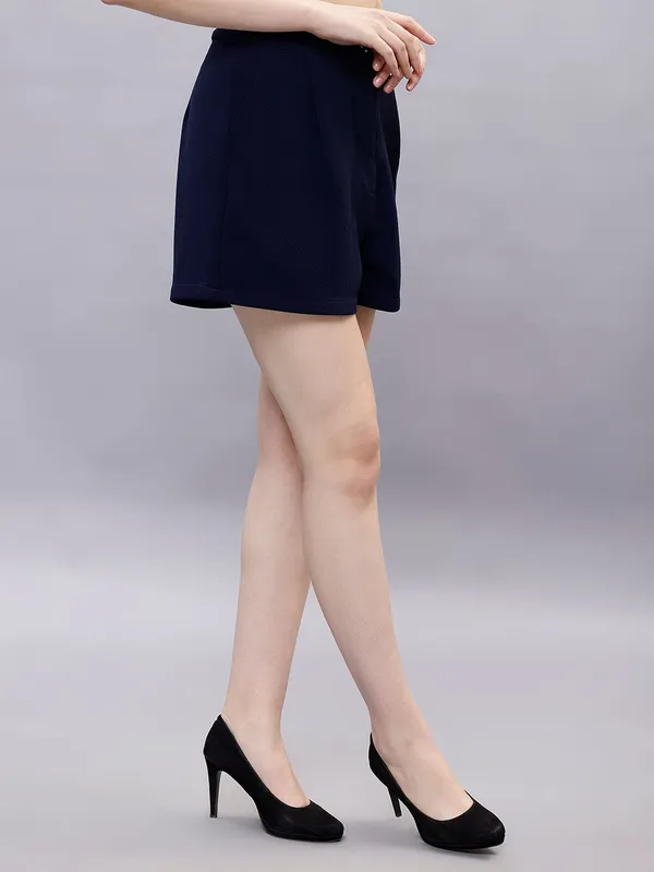 Navy_Blue_Cotton_Women_High-Rise_Shorts_For_Women