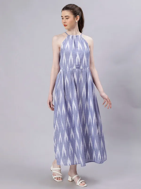 Blue_Cotton_Ethnic_Motifs_Printed_Halter_Neck_Cotton_Maxi_Dress_For_Women