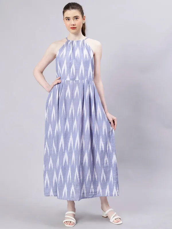 Blue_Cotton_Ethnic_Motifs_Printed_Halter_Neck_Cotton_Maxi_Dress_For_Women