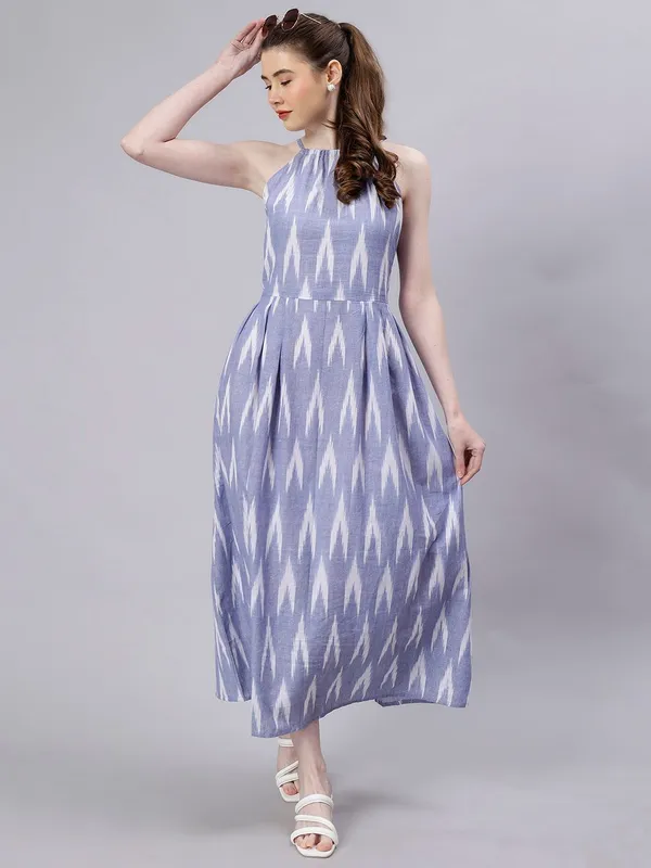 Blue_Cotton_Ethnic_Motifs_Printed_Halter_Neck_Cotton_Maxi_Dress_For_Women