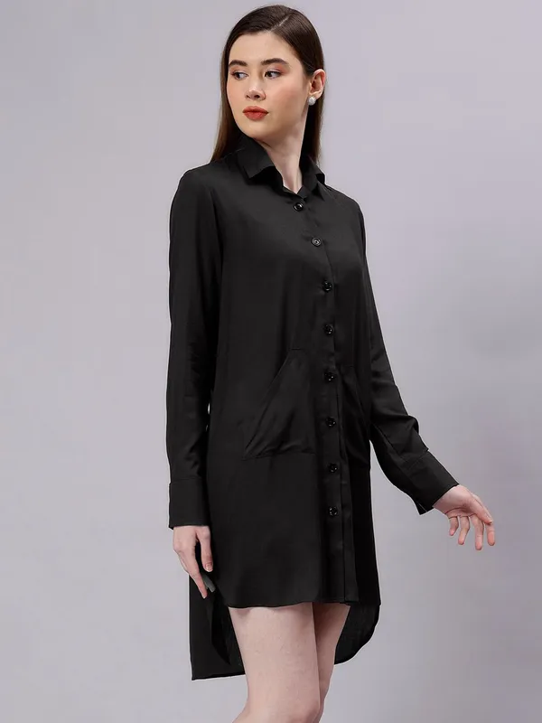 Black_Cotton_Women_Comfort_Slim_Fit_Opaque_Casual_Shirt_For_Women