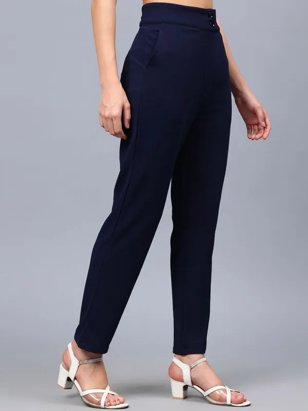 Navy_Blue_Cotton_Women_Smart_Straight_Fit_High-Rise_Flat-Front_Trousers_For_Women