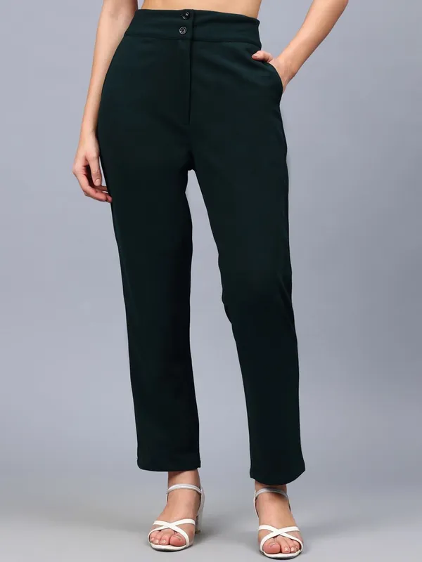 Green_Cotton_Women_Smart_Straight_Fit_High-Rise_Trousers_For_Women