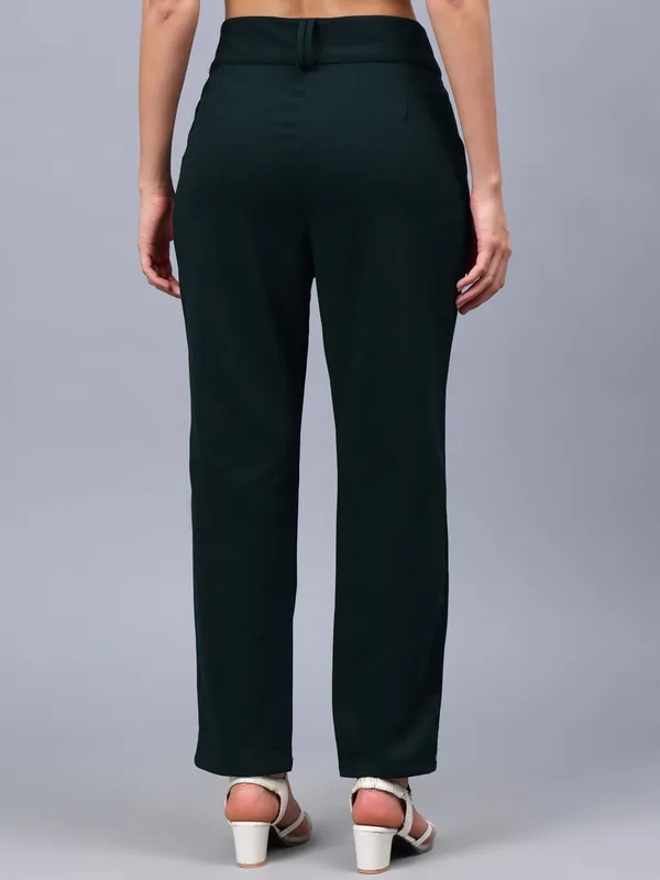 Green_Cotton_Women_Smart_Straight_Fit_High-Rise_Trousers_For_Women