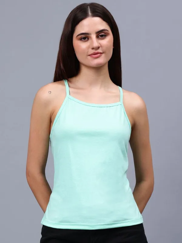 Sea_Green_Cotton_Solid_Longline_Cotton_Styled_Back_Top_For_Women