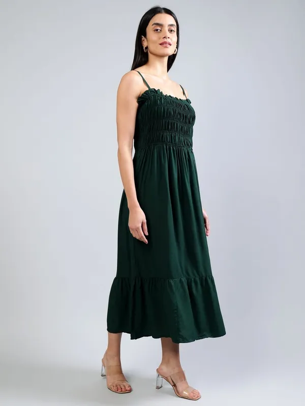 Green_Cotton_Fit_&_Flare_Midi_Dress_For_Women