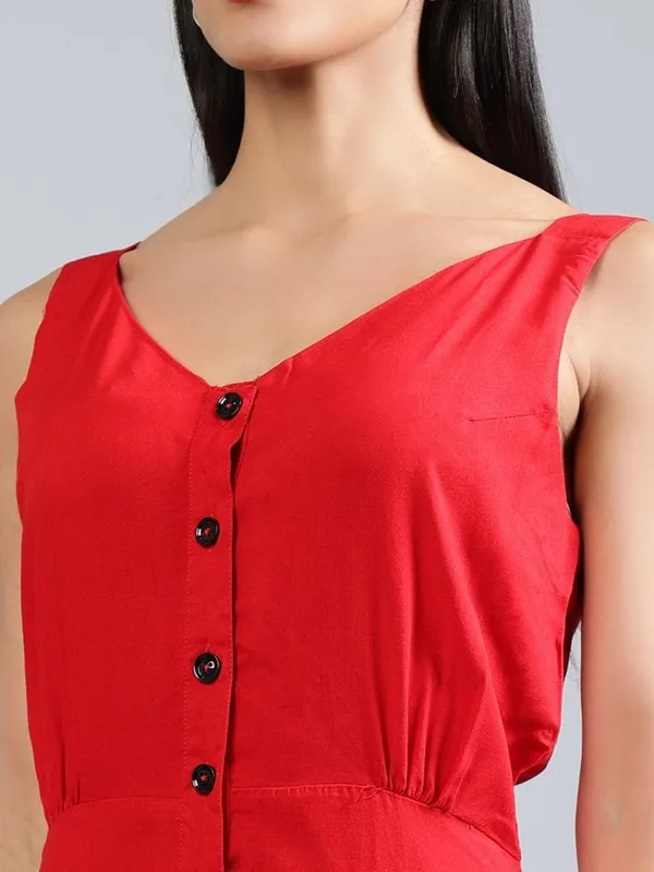 Red_Cotton_A-Line_Midi_Dress_For_Women