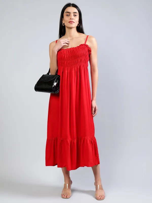 Red_Cotton_Fit_&_Flare_Midi_Dress_For_Women