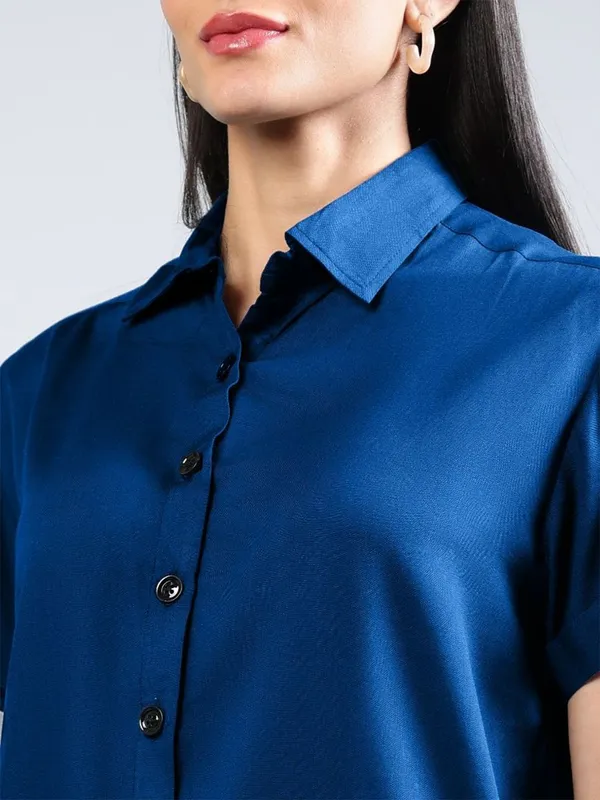 Teal_Cotton_Women_Classic_Slim_Fit_Casual_Shirt_For_Women