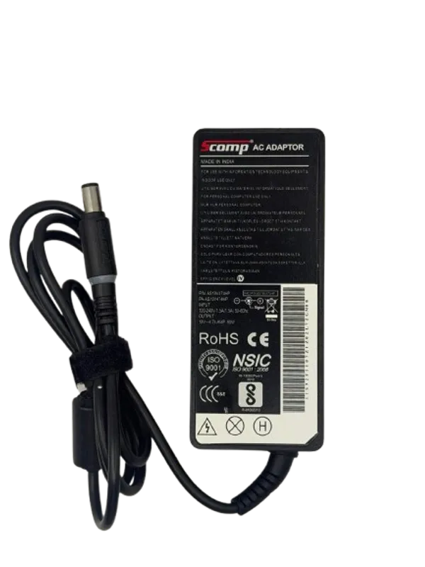 SCOMP_Laptop_Adapter_Charger_Compatible_Dell_19.5Volt_4.62AMP_7.4*5.0mm__(Included_AC_Code_)