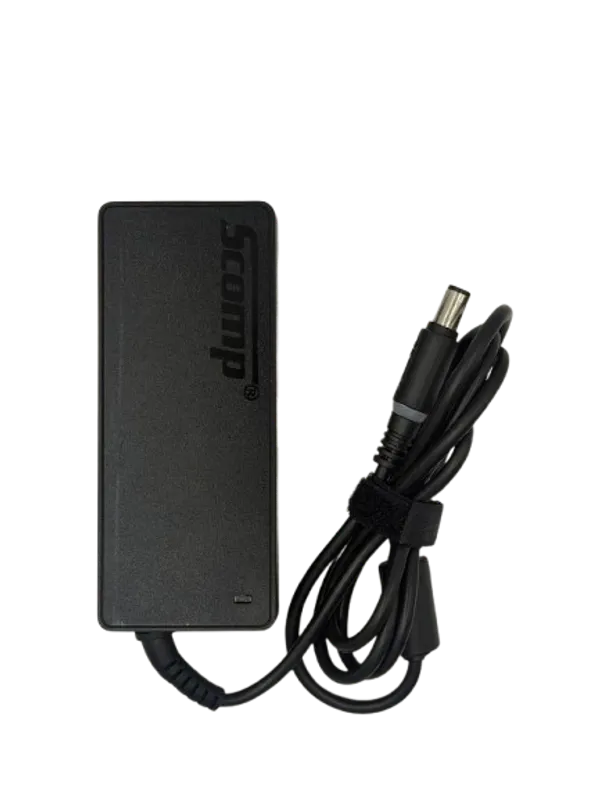 SCOMP_Laptop_Adapter_Charger_Compatible_Dell_19.5Volt_4.62AMP_7.4*5.0mm__(Included_AC_Code_)