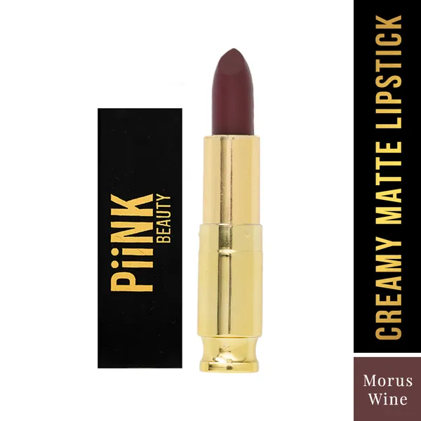 PiiNK_Beauty_Weightless_Creamy_Matte_Lipstick-_Morus_Wine_CM-07_(4.2g)_(Pack_of_2)