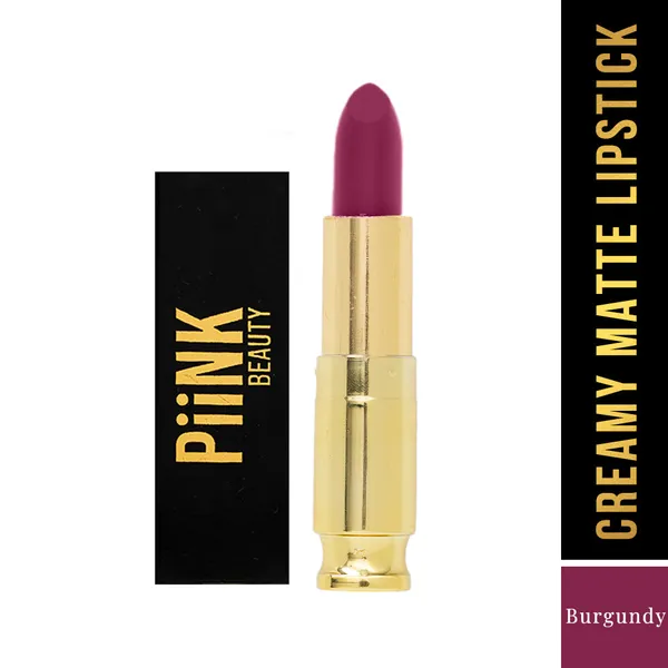 PiiNK_Beauty_Weightless_Creamy_Matte_Lipstick-_Burgundy_CM-02_(4.2g)