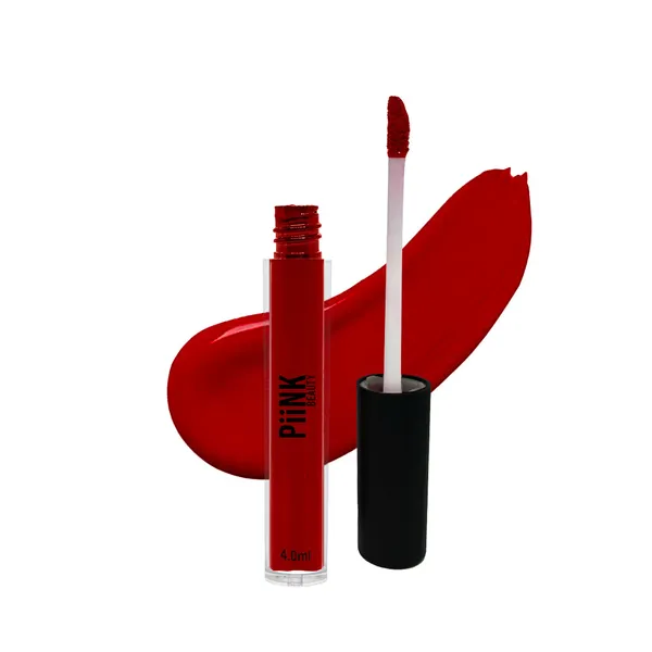 PiiNK_Beauty_Stay_Put_Liquid_Lipstick_|_Long_Lasting,_Light_Weight,_Non_Transfer,_Water_&_Smudge_Proof,_Highly_Pigmented_|_LL-01_Ruby_Wine_4.0_ml
