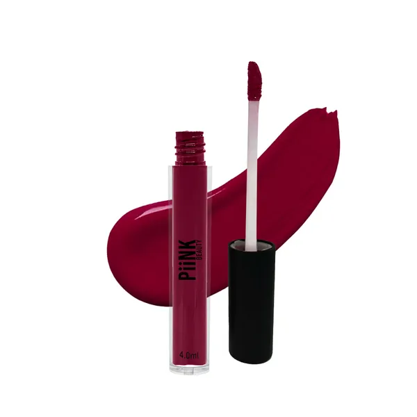 PiiNK_Beauty_Stay_Put_Liquid_Lipstick_|_Long_Lasting,_Light_Weight,_Non_Transfer,_Water_&_Smudge_Proof,_Highly_Pigmented_|_LL-05_Vin_Rouge_4.0_ml