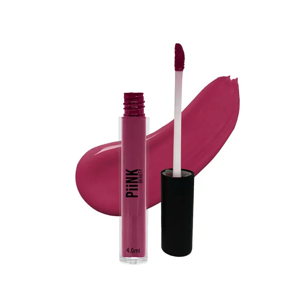 PiiNK_Beauty_Stay_Put_Liquid_Lipstick_|_Long_Lasting,_Light_Weight,_Non_Transfer,_Water_&_Smudge_Proof,_Highly_Pigmented_|_LL-10_Copper_Rose_4.0_ml