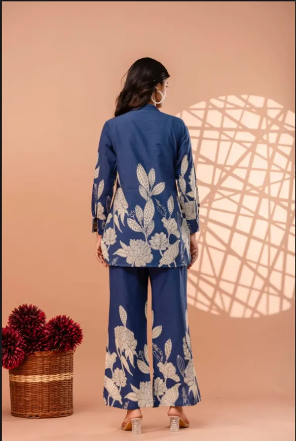 Navya_Blue_Premium_Rayon_Co-Ord_Set_For_Women