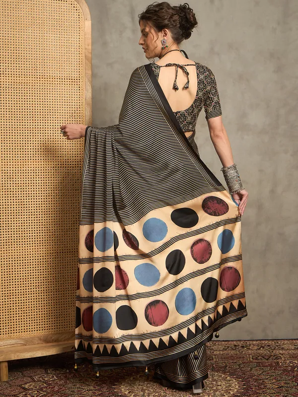 Black_Premium_Gajji_Modal_Satin_Silk_Saree_For_Women