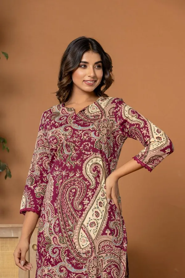 Vani_Maroon_Cotton_Premium_Suit_Set_For_Women