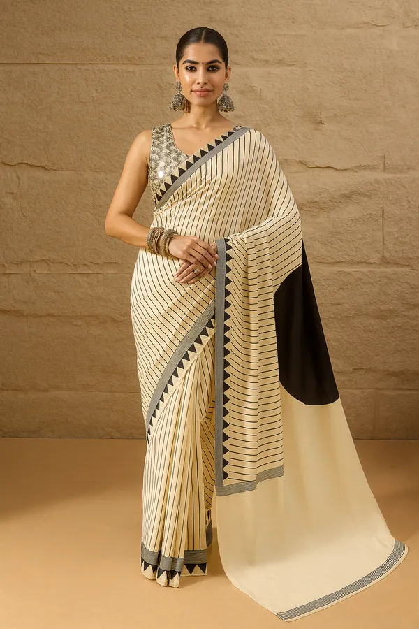 Jaya_Cream_And_Black_Premium_Crepe_Silk_Saree_For_Women