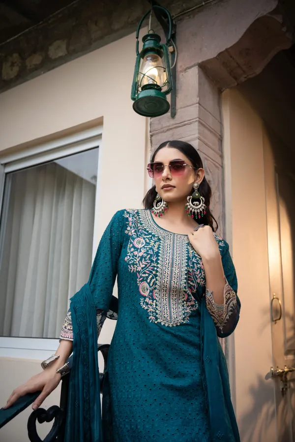 Nikhar_Deep_Teal_Cotton_Premium_Suit_Set_For_Women