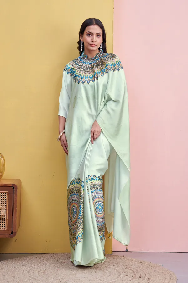 Flora_Light_Green_Premium_Satin_Georgette_Saree_For_Women