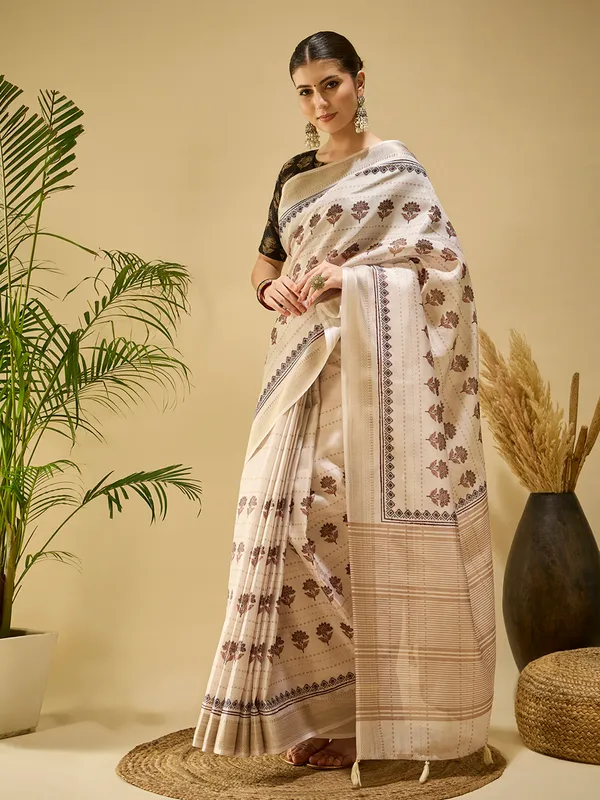 Adrika_White_brown_Multicolor_Katki_Silk_Premium_Saree_For_Women